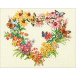 (image for) Wildflower Wreath Counted Cross Stitch Kit